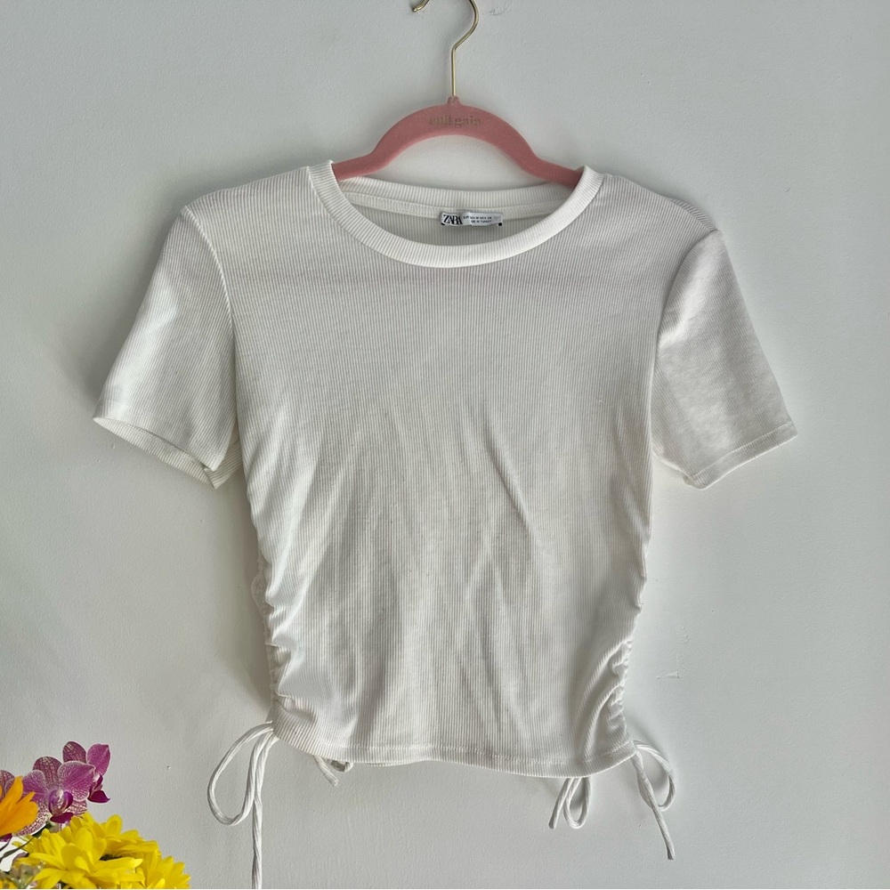 Zara Ribbed Crop Top